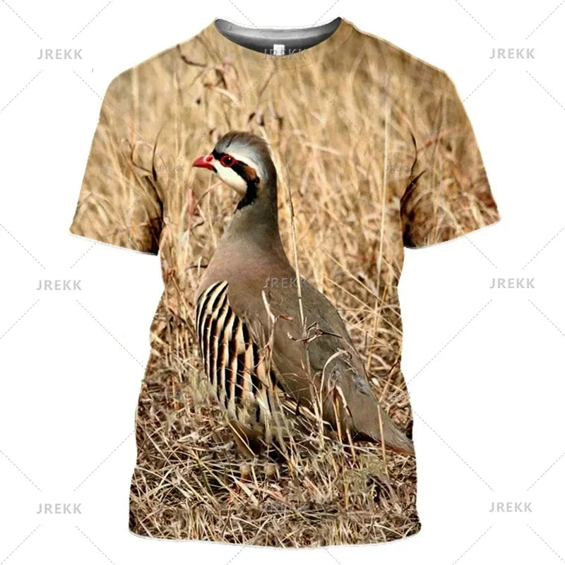 Hunting Camouflage Print T-Shirts