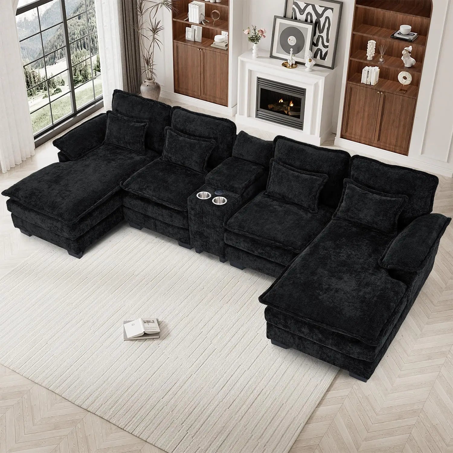 U Shaped Modular Sectional Sofa