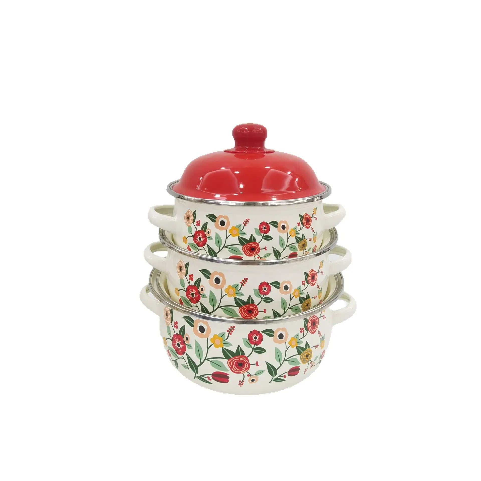 Three Sets Kitchen stew soup Cookware