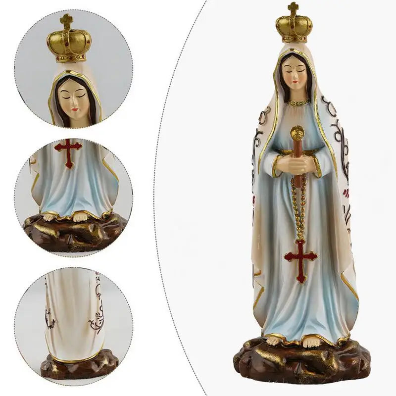 Mother Mary Statue Outdoor Virgin Mary Statue Resin Home Decor