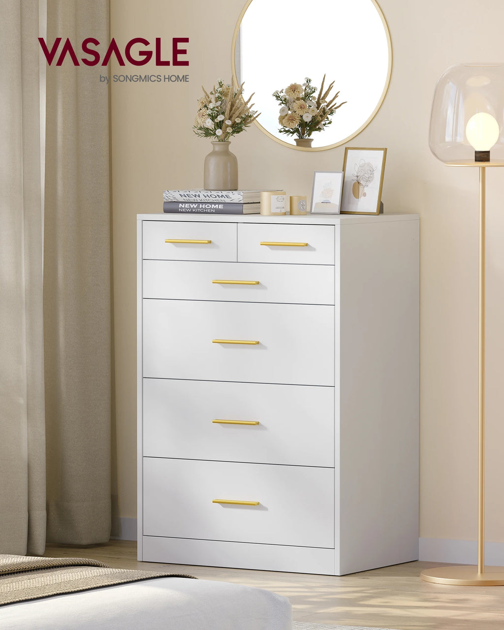 6 Drawers Dresser