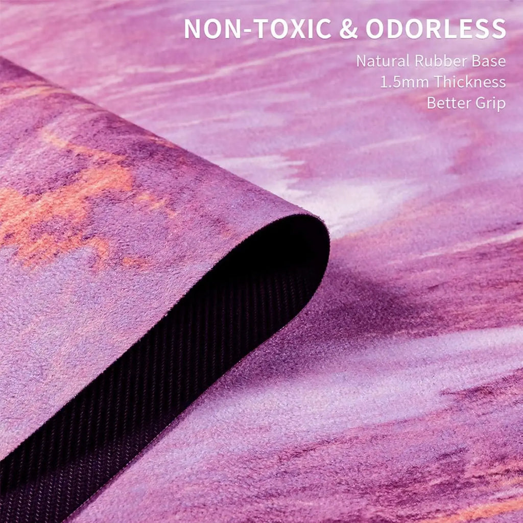 Non-Slip Travel Yoga Mat with Carry-on Bag