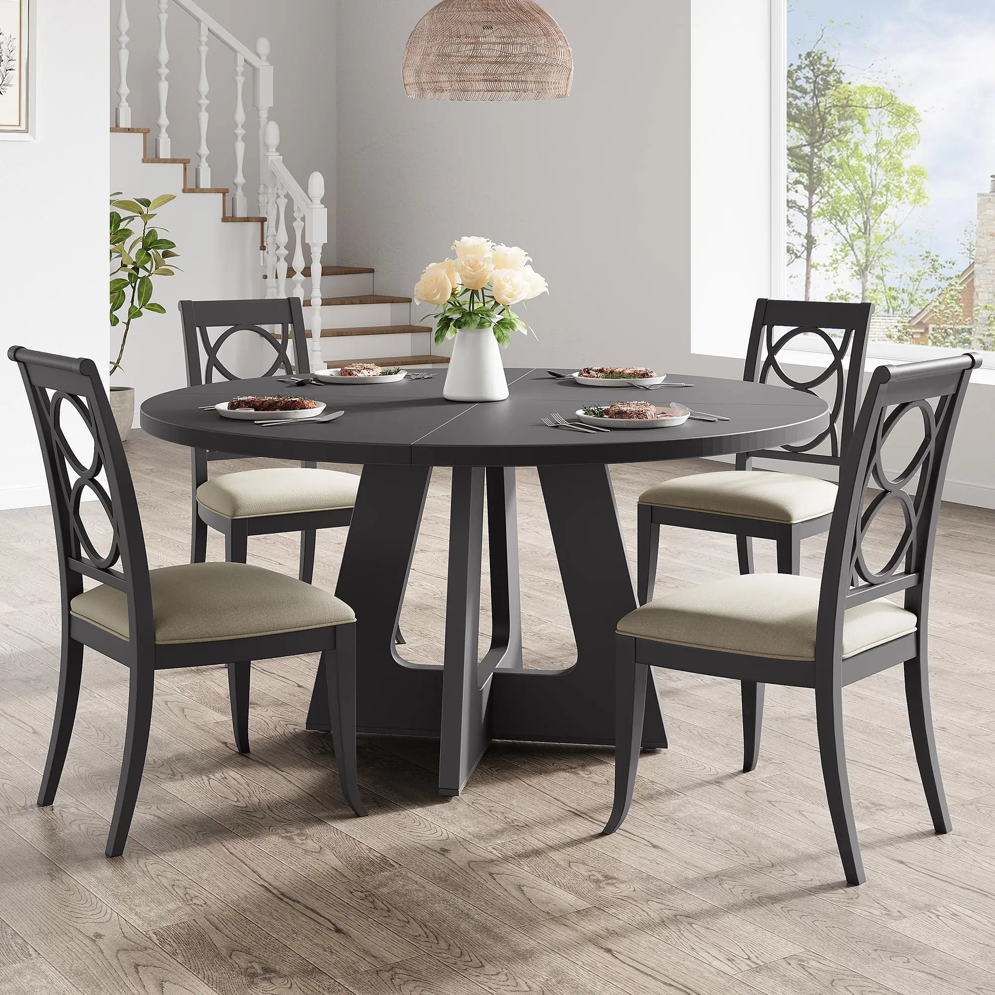 Round Dining Table For 6