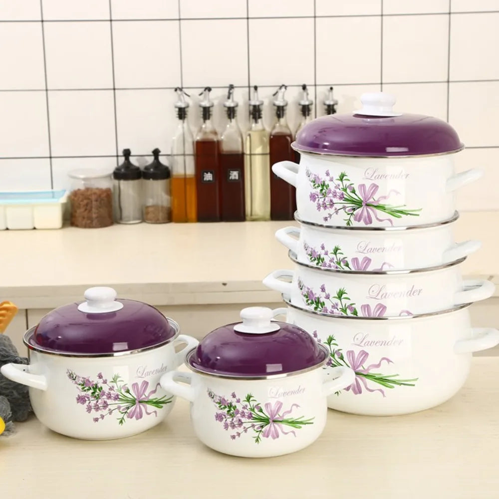 Heat Resistant Big Chubby Stew Soup Pot