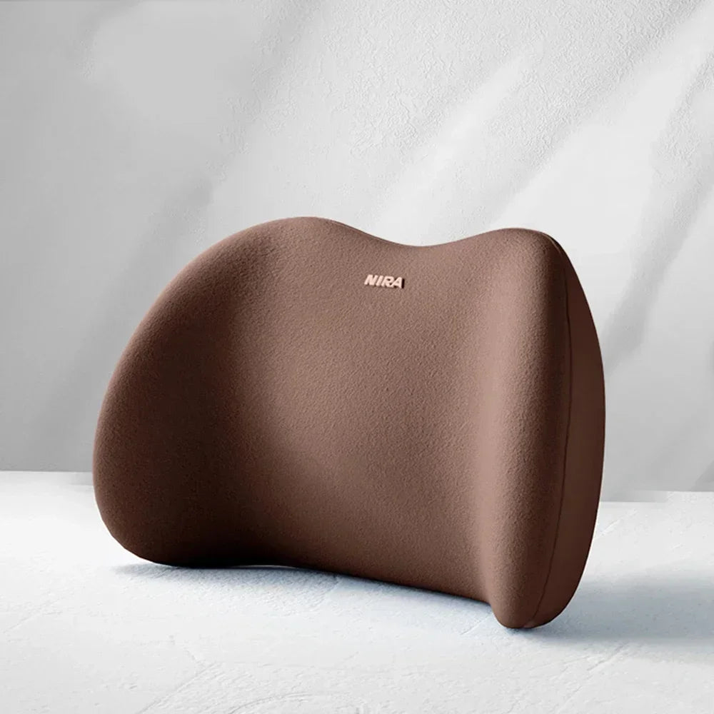 Memory Foam Dual Use Neck Lumbar Pillow Spine Support