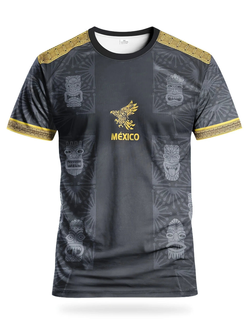 Mexican Style Aztec Eagle Soccer T-shirt