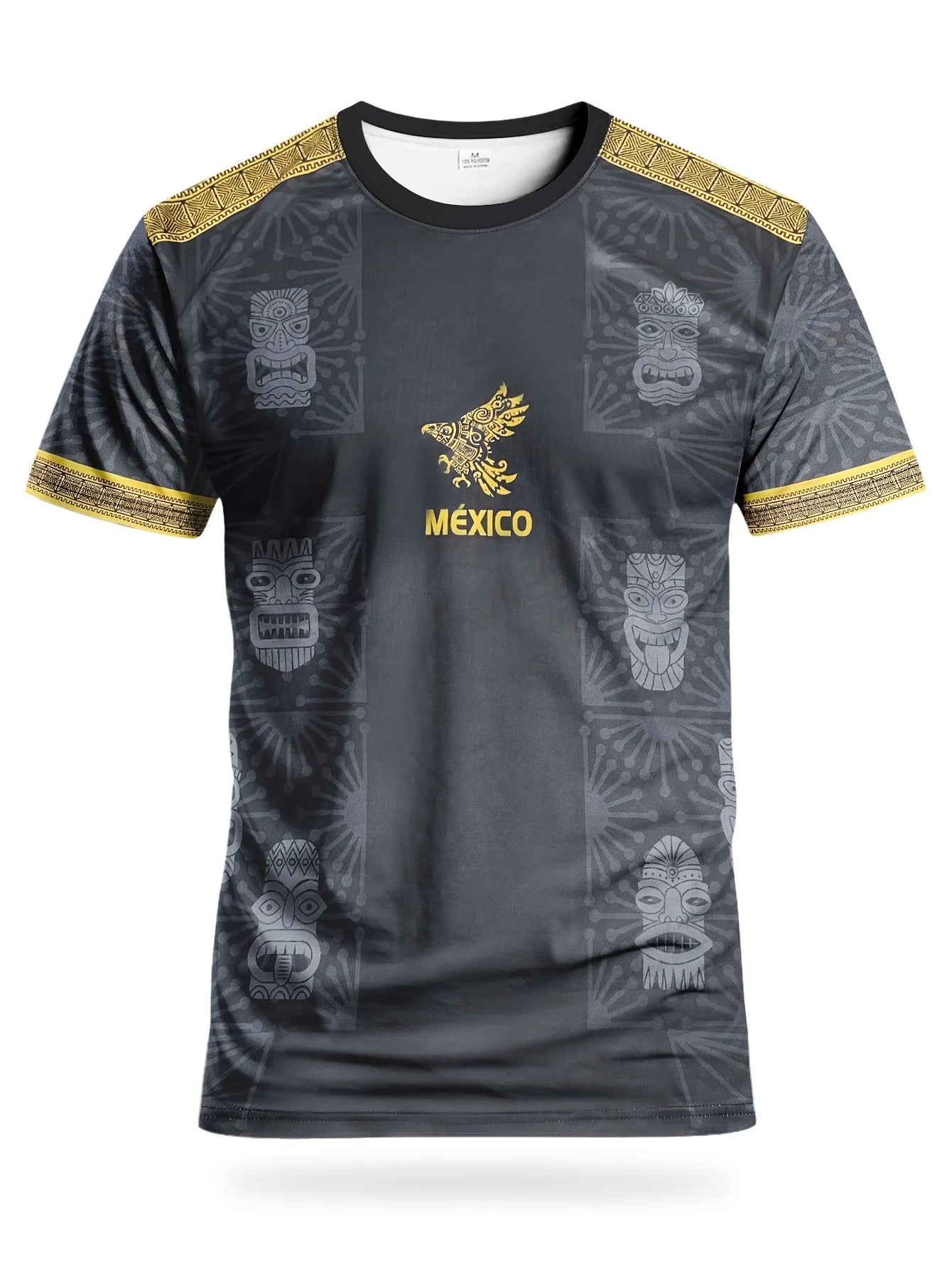 Mexican Style Aztec Eagle Soccer T-shirt