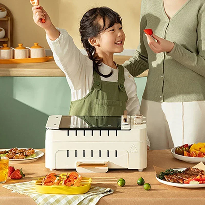 Automatic Rotating Barbecue Pot