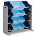 Toy Storage Organizer with 12 Colorful Bins