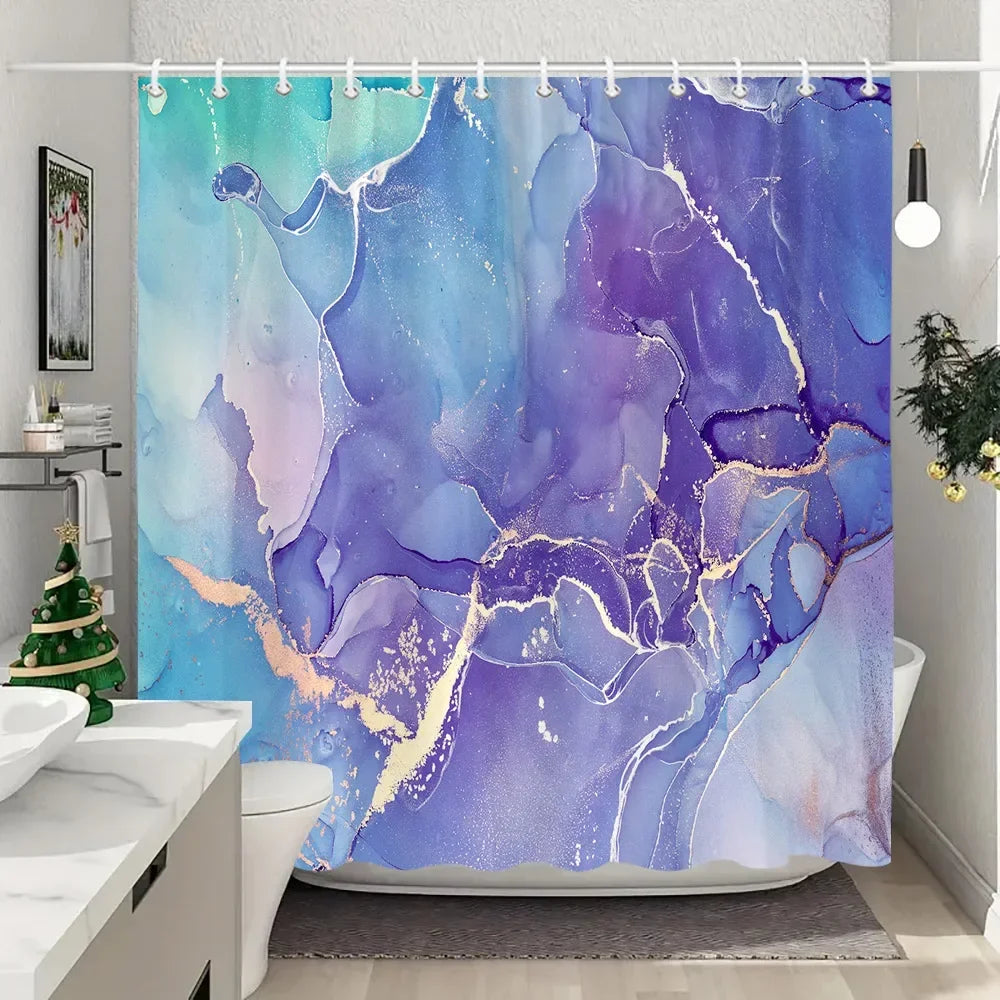 Fabric Washable Shower Curtain