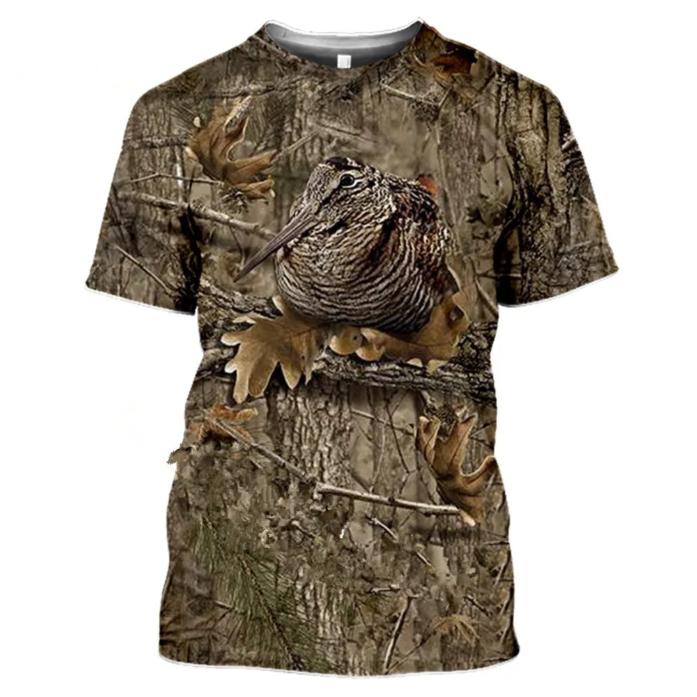 Camouflage hunting animals  T-shirt