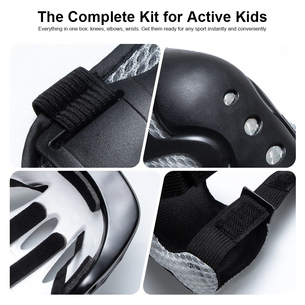 Kids helmet and Protective set
