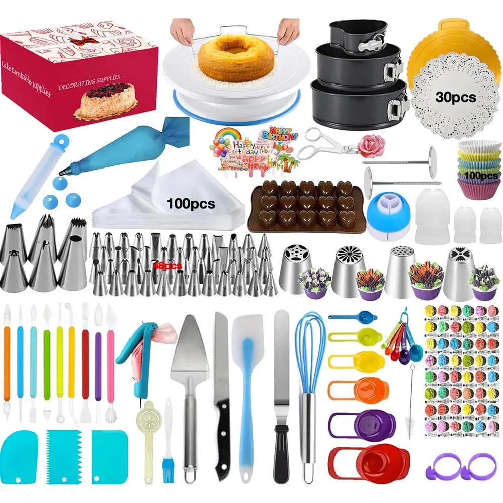 390-Piece Silicone Bakeware Set