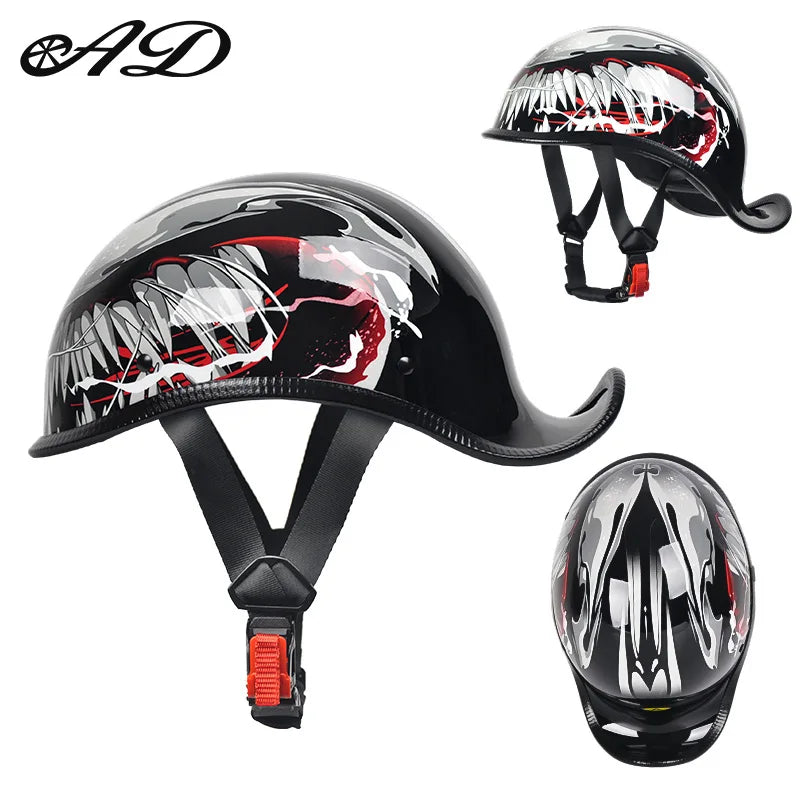 Motorcycle Upturned Tail Helmet