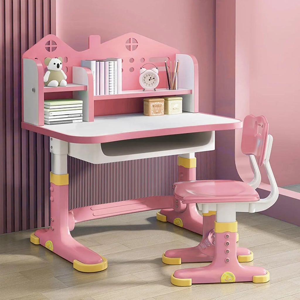 Kids Adjustable Study Desk Chair Set