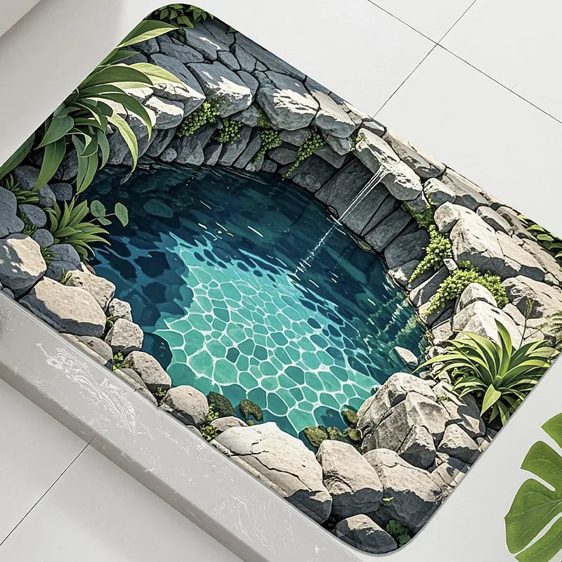 anti slip shower floor mat