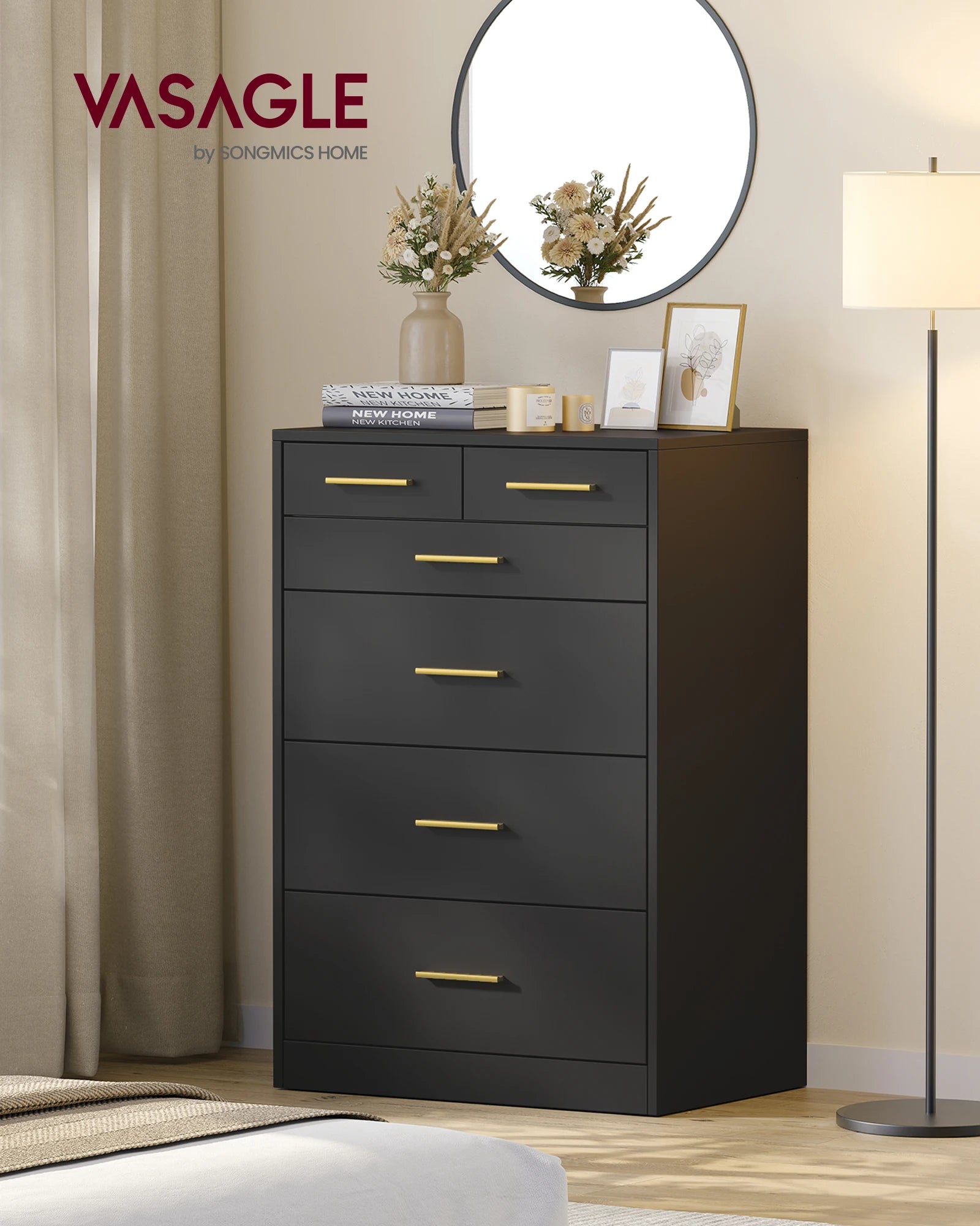 6 Drawers Dresser