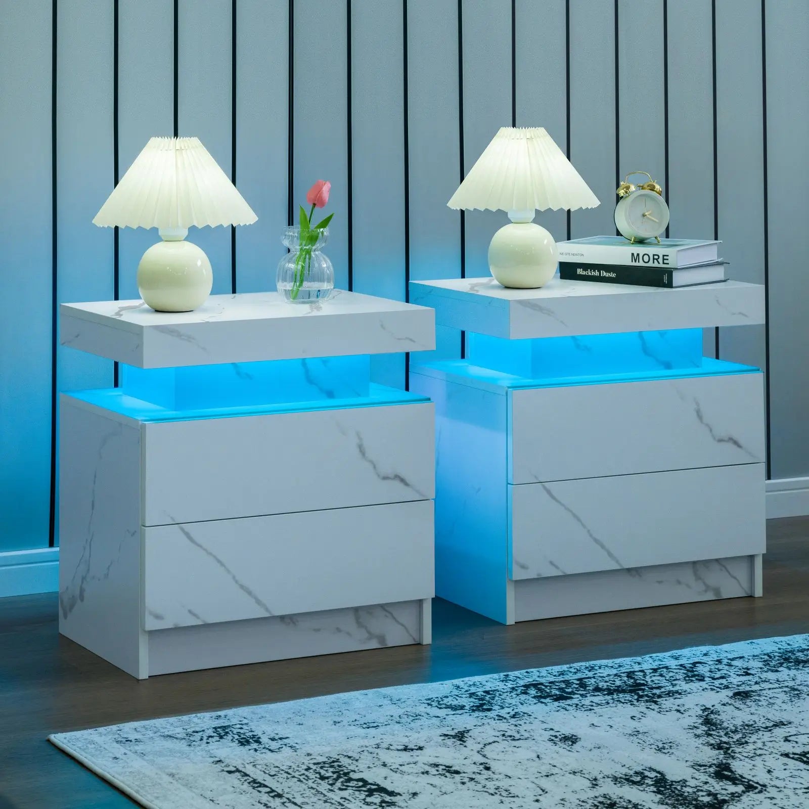 2 LED Nightstand