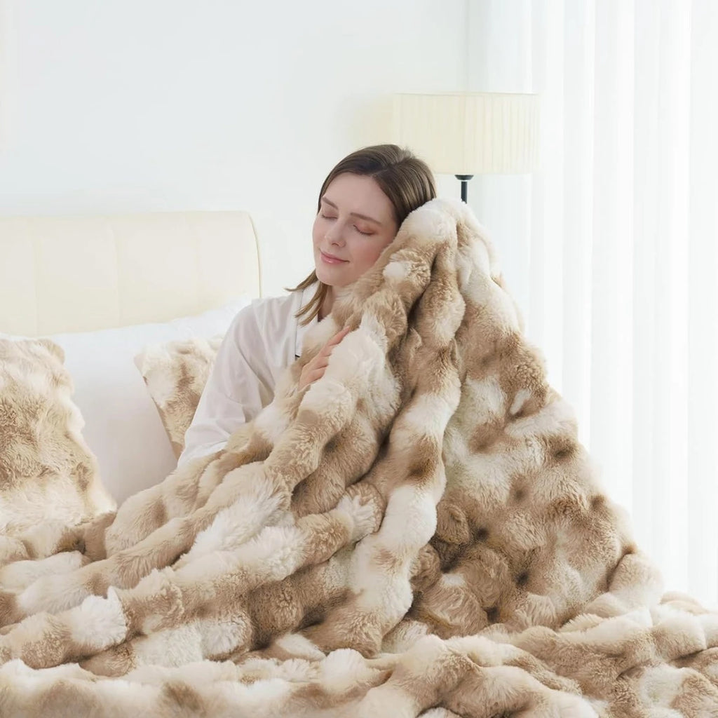Rabbit Fleece Blanket