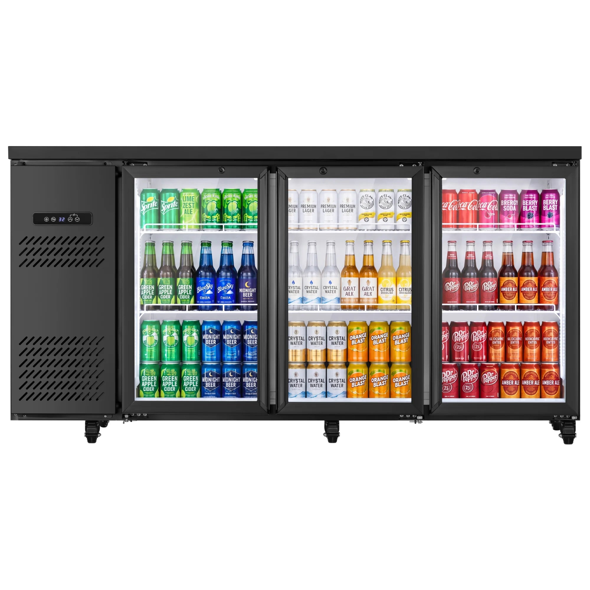 3 Door Commercial Portable Fridger