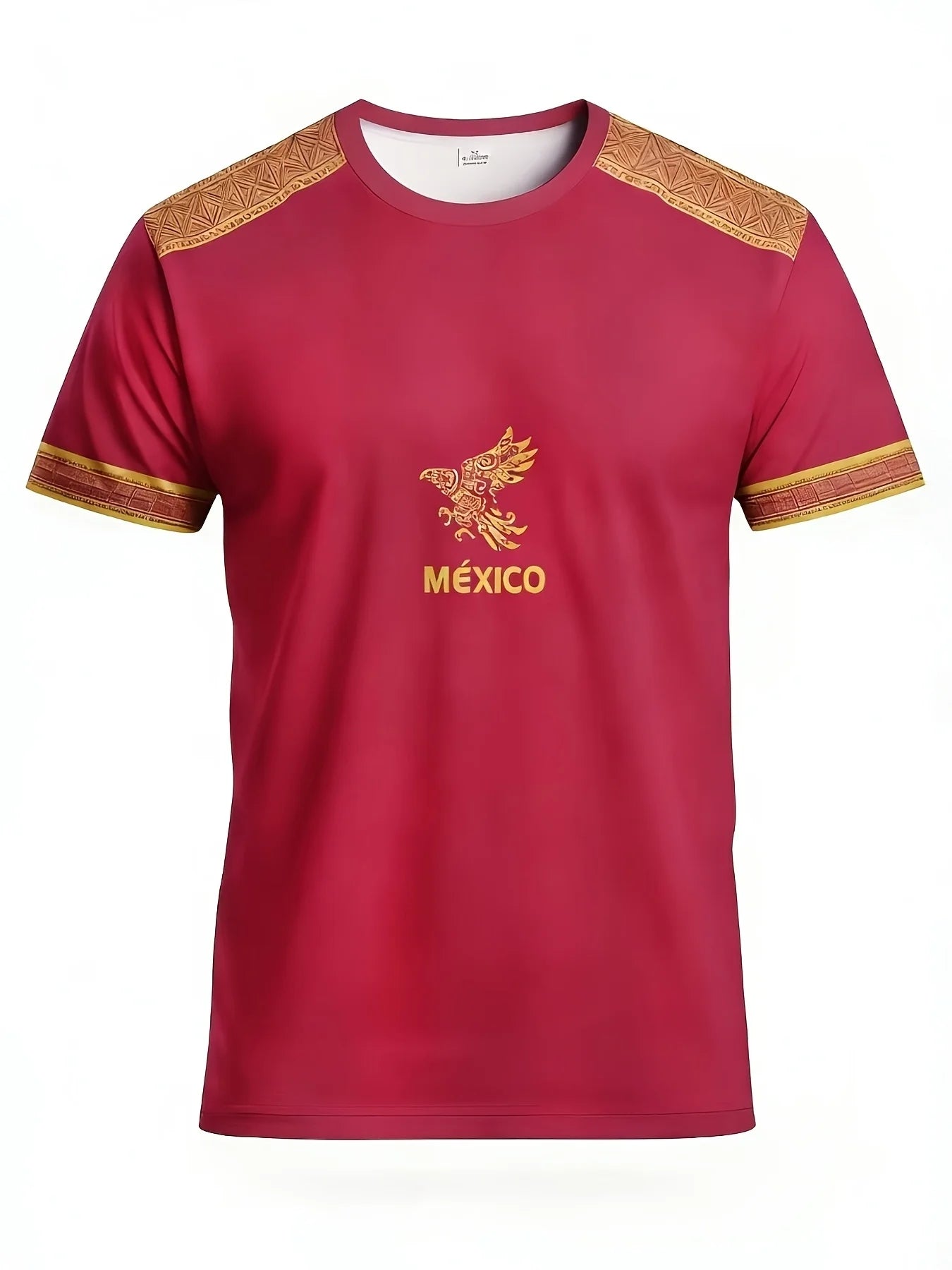 Mexican Style Aztec Eagle Soccer T-shirt