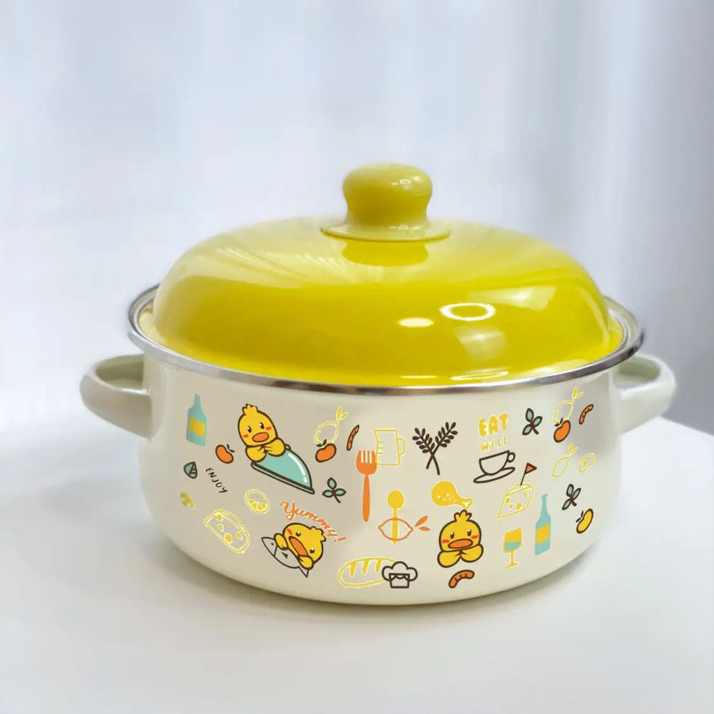 Enamel Household Cookware Soup Pot