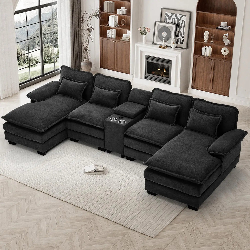 U Shaped Modular Sectional Sofa