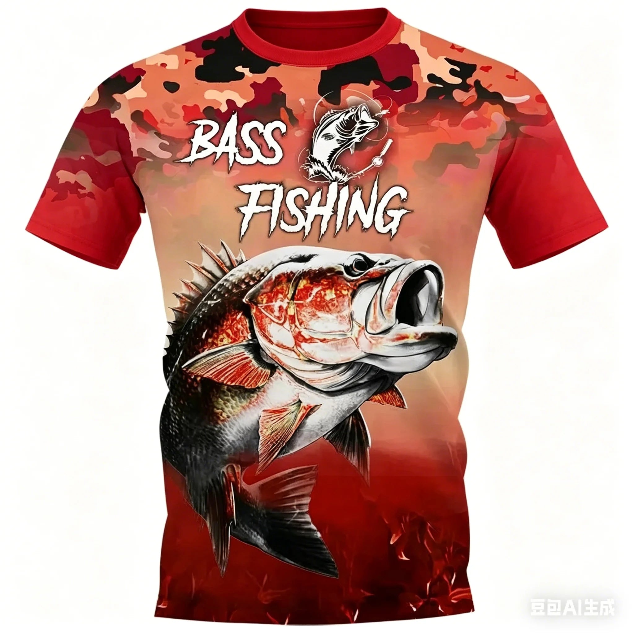 Mens Short Sleeve fishing t-shirt