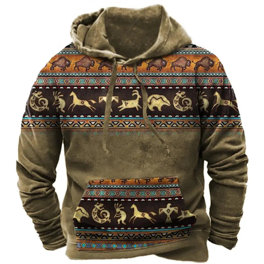 Vintage Tribal Style Hoodies