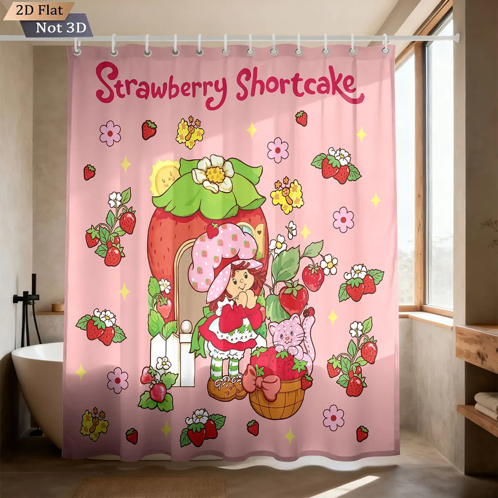 strawberry shortcake Shower Curtain