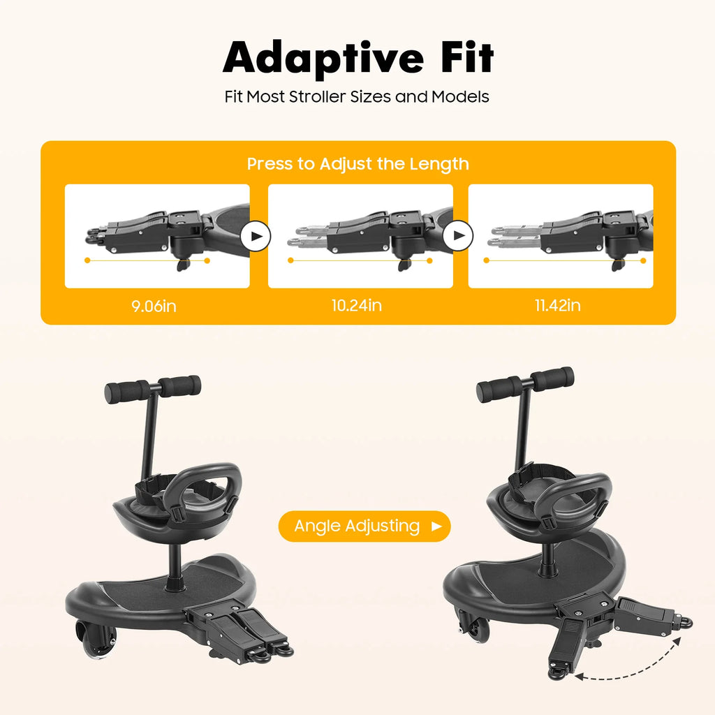 Universal Stroller Seat| Extra Stroller Board w/ Seat| Pushchair Kids