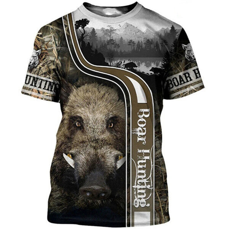 Camo Hunting Animals T Shirts