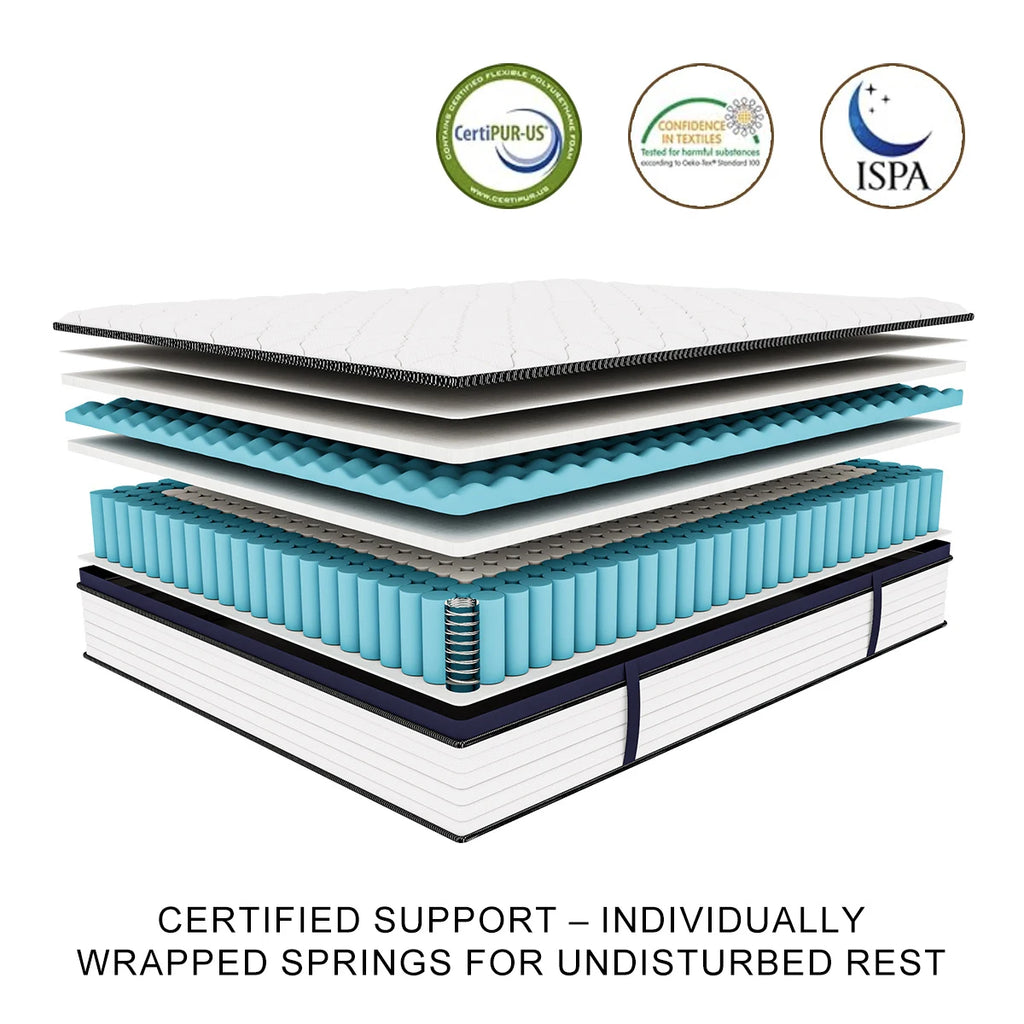 10/12/14 Inch Queen Size Mattress, Hybrid Mattress