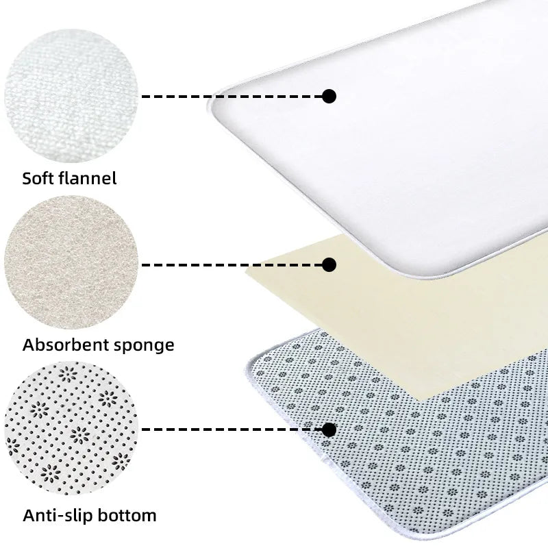 Beach and Seaside Shower Floor Mat