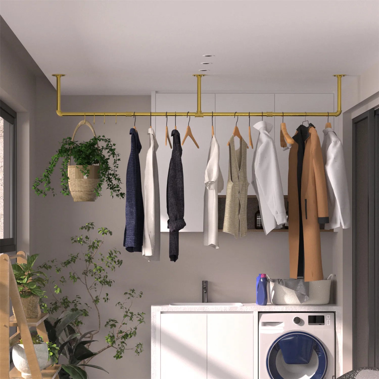 Heavy Duty Clothes Hanging Rack