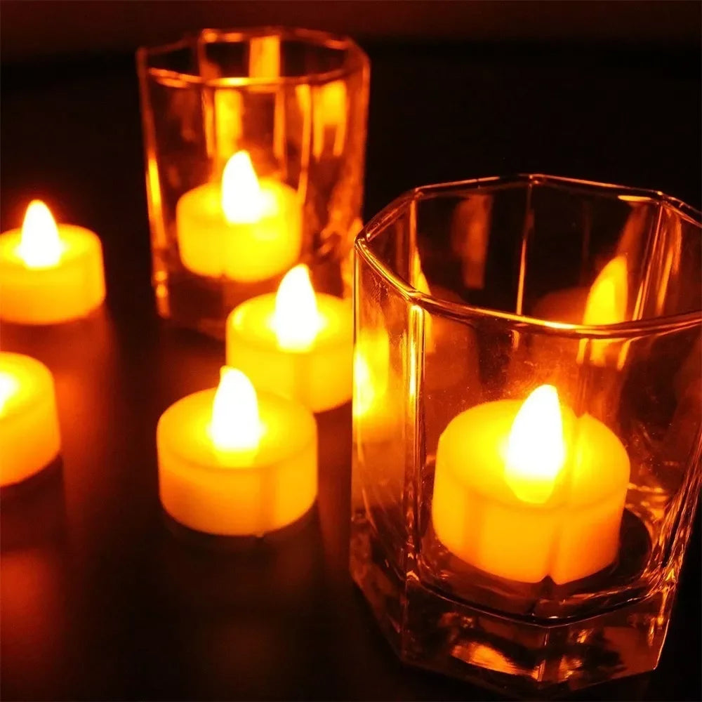 24Pcs LED Candles Flameless Candle Battery Operated