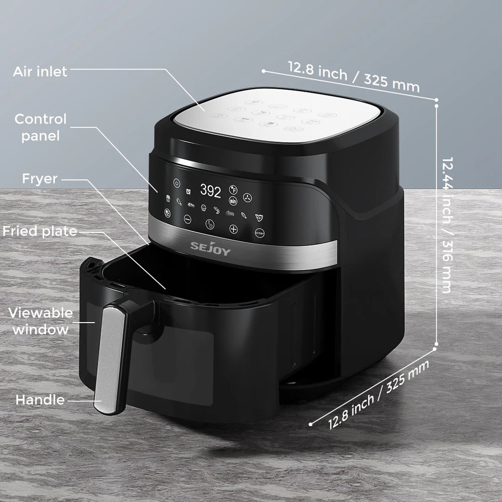 Electric Air Fryer 8-in-1,6 Quart