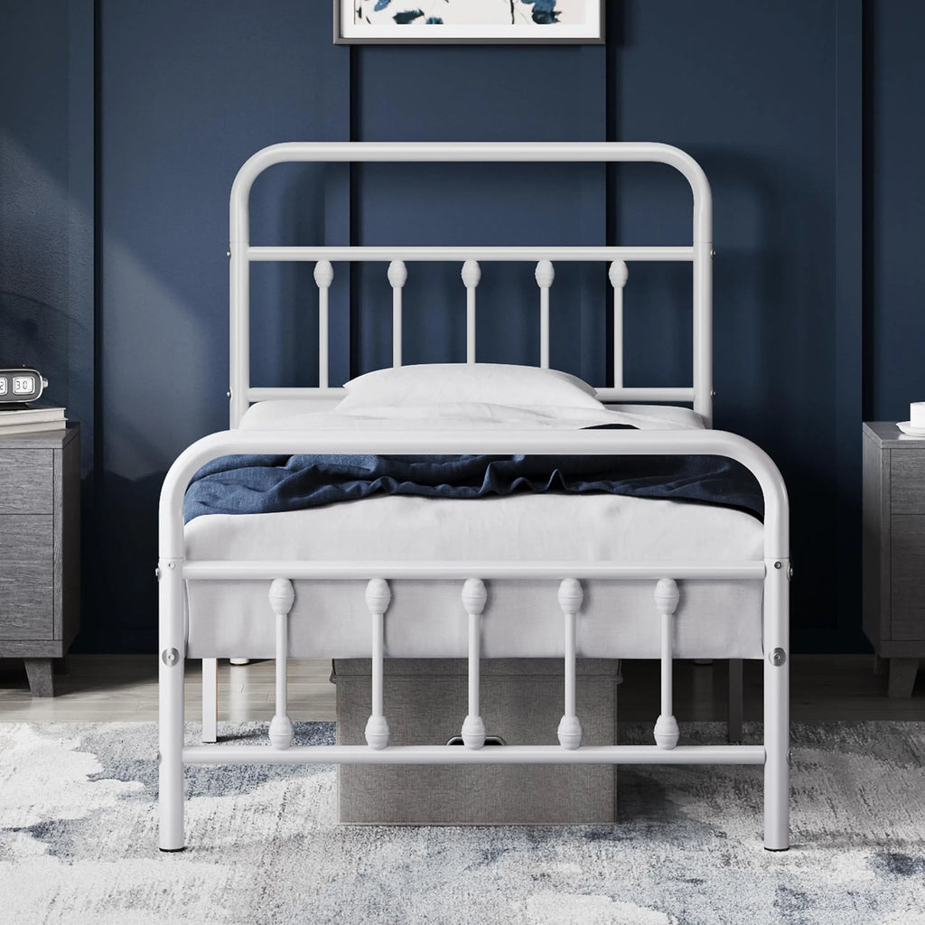 Classic Metal Platform Bed Frame