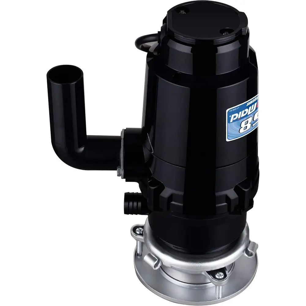 1/2 HP Stainless Steel Garbage Disposal System, Anti-Jam, Economical, Black