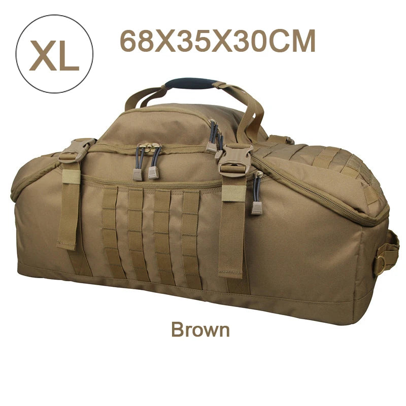 Large Duffel Hiking and Camping Travel Bags