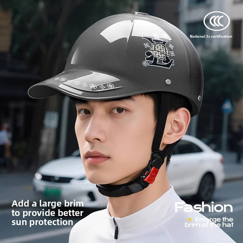 Unisex Baseball-Cap Style Helmet