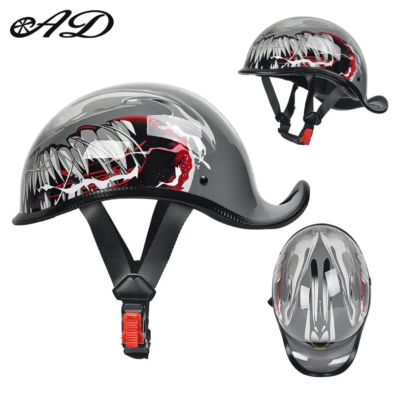 Motorcycle Upturned Tail Helmet