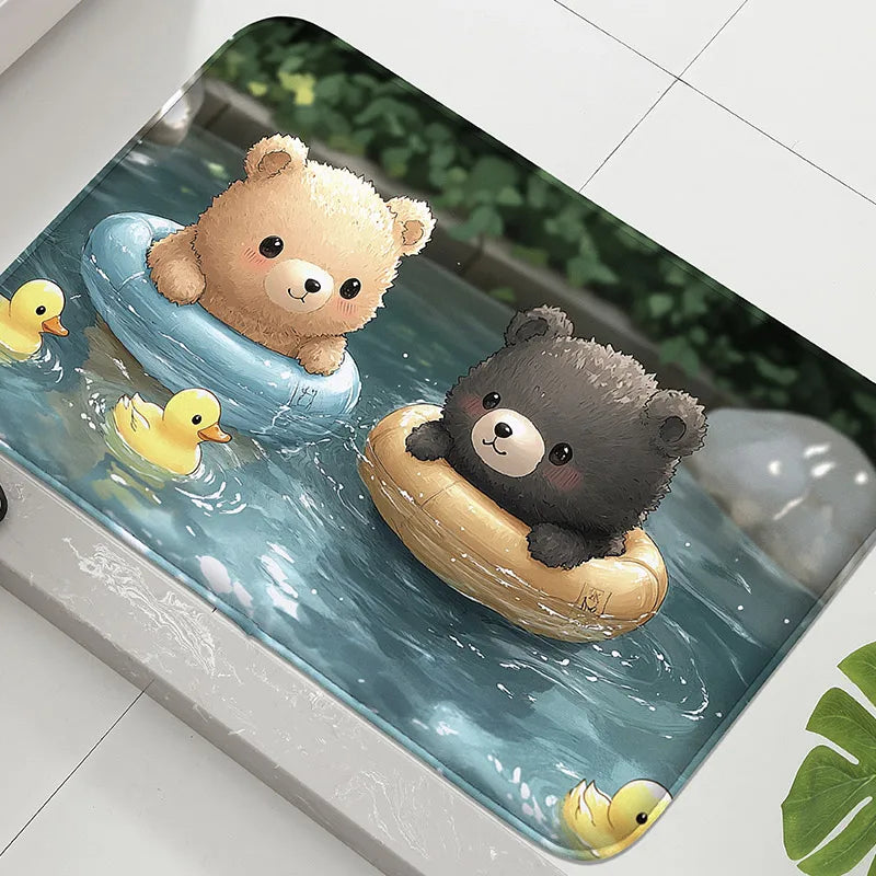 anti slip shower floor mat