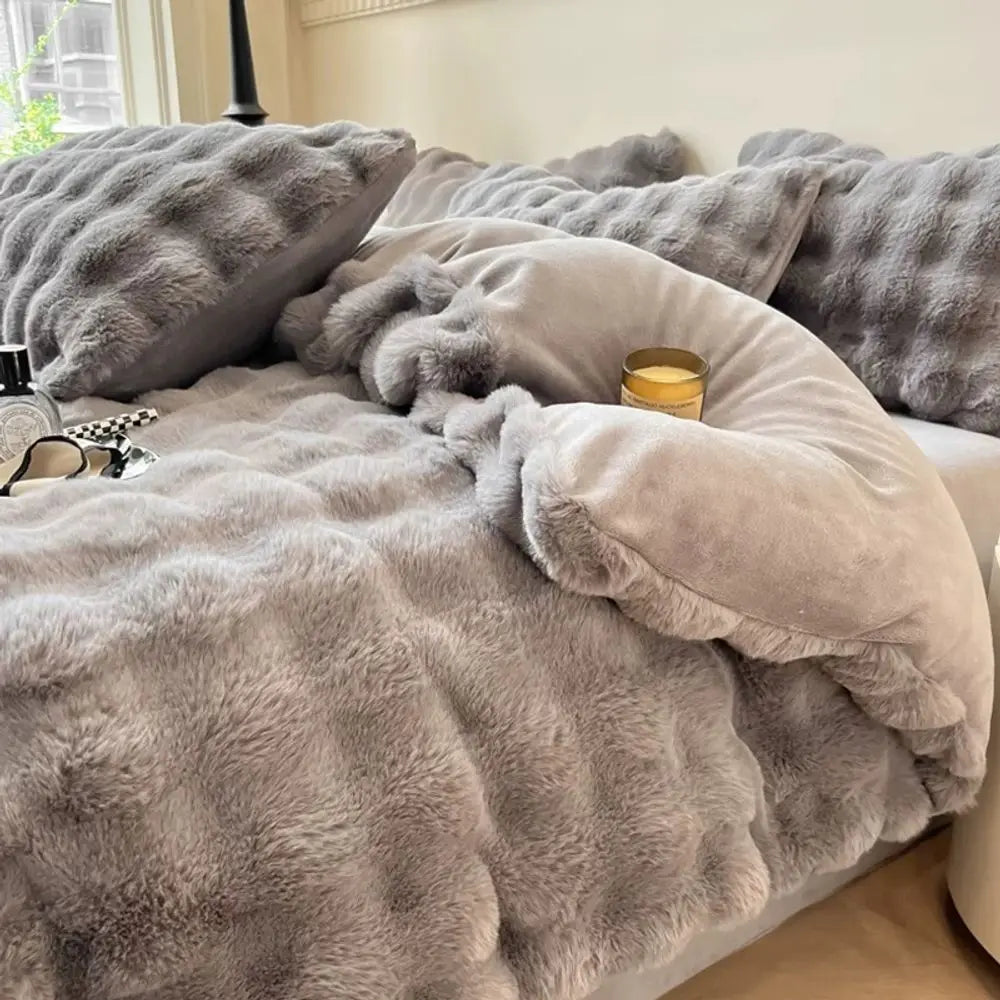 Rabbit Fleece Blanket