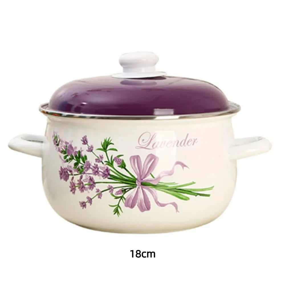 Heat Resistant Big Chubby Stew Soup Pot