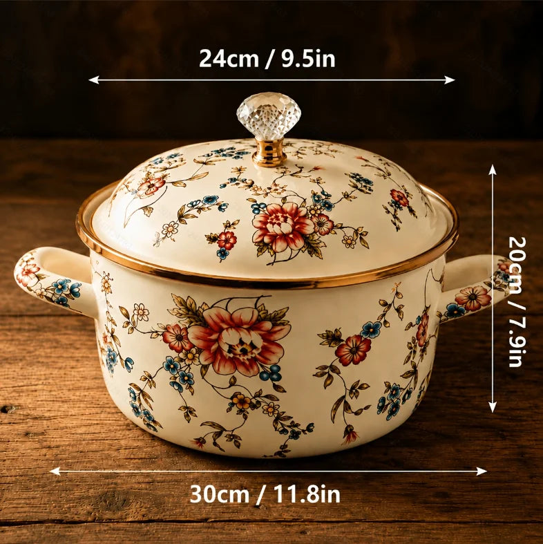 Thickened Stock Pot With Two Side Handles, Large Cooking Pot For Soup, Stew, Boiling, Pasta And Kitchen Use