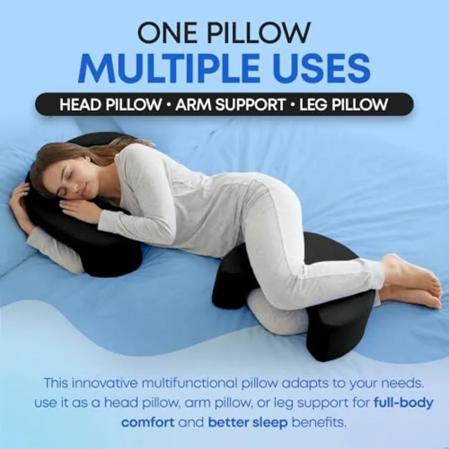 Side Sleeper Pillow with Arm Hole