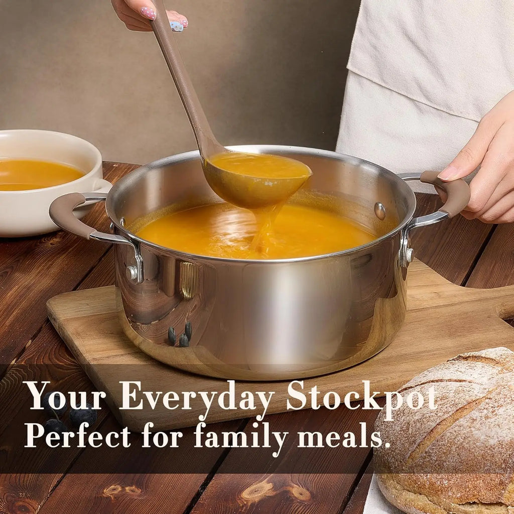 19pcs Stainless Steel Cookware Set with Detachable Handle