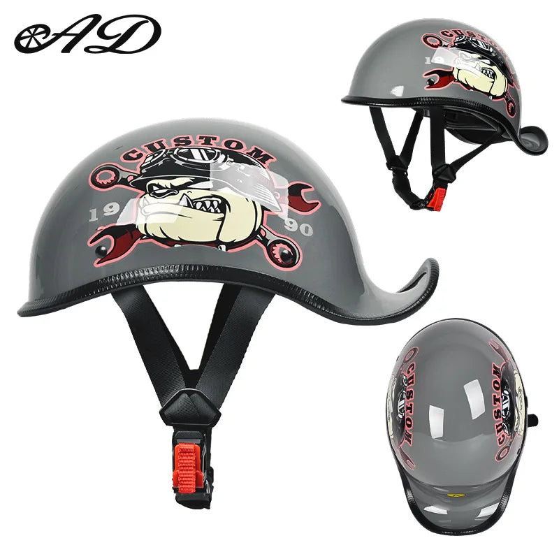 Motorcycle Upturned Tail Helmet