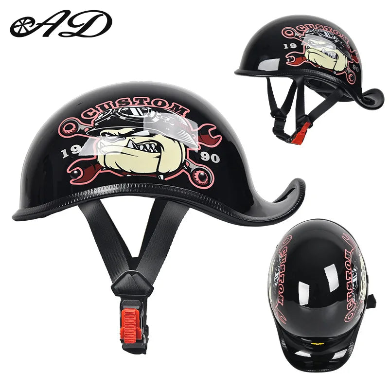 Motorcycle Upturned Tail Helmet
